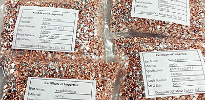 Стабилна испорука за сребрне контакте АгЦу биметалне заковице